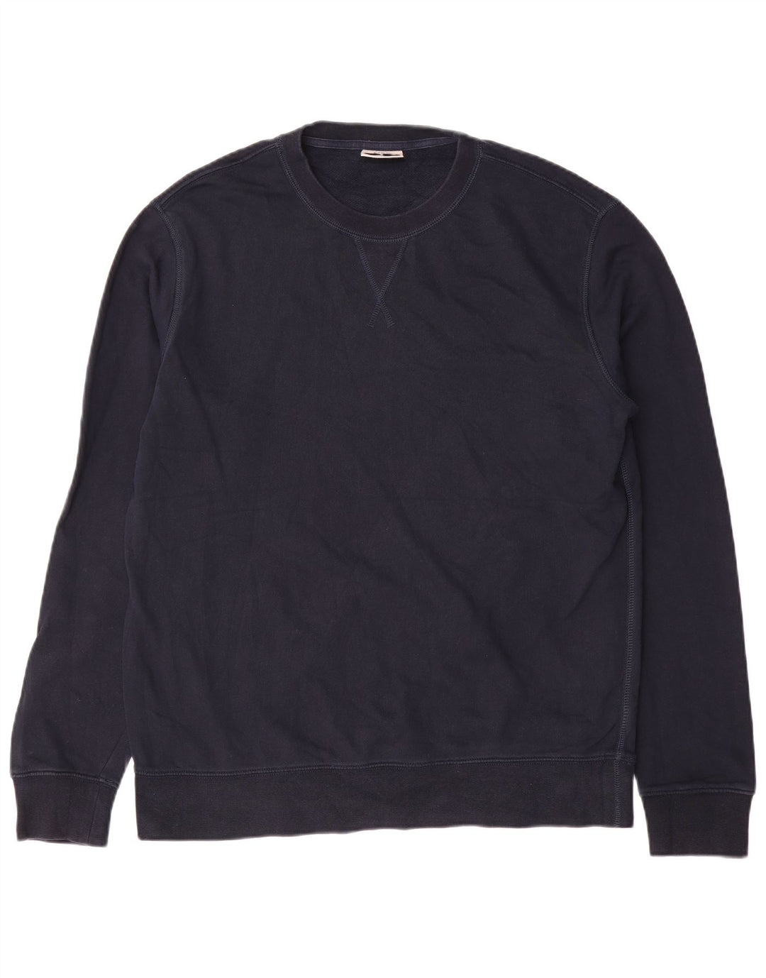 Felpa da uomo Marks & Spencer, grande, in cotone blu navy