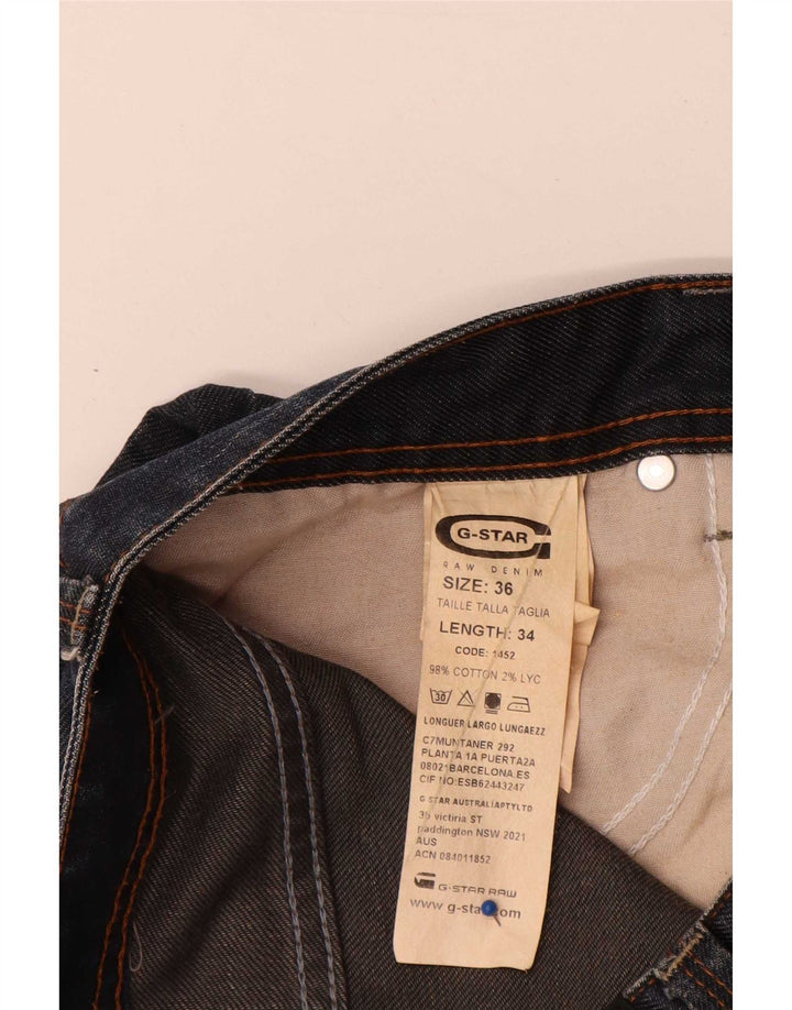 Jeans dritti da uomo G-Star W36 L34 cotone blu navy