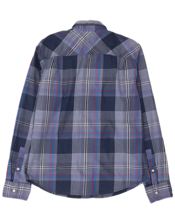 TOMMY HILFIGER Camicia da uomo in cotone a quadri grandi blu