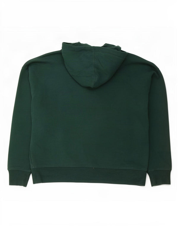 Maglione con cappuccio grafico da uomo Dkny in cotone verde medio