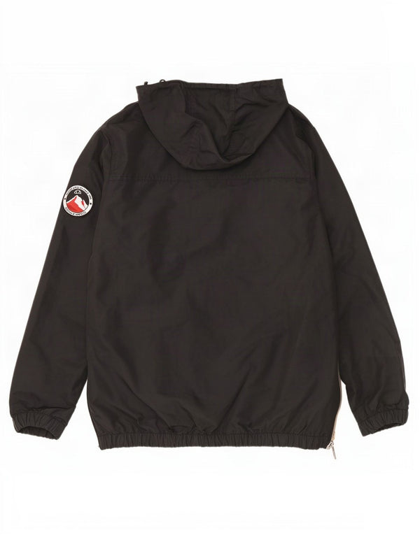 Giacca anorak con cappuccio grafico da uomo Ellesse UK 40 Large Black Sports