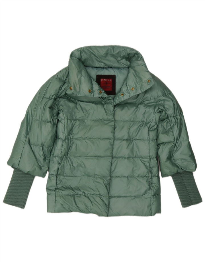 Polo Assn. degli Stati Uniti Giacca imbottita da donna UK 12 Verde medio Poliestere