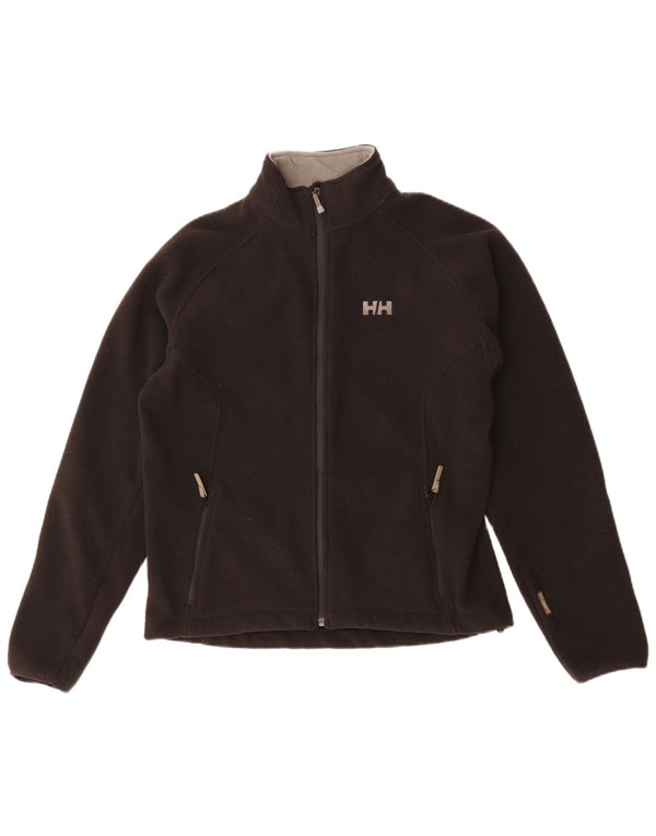 Giacca in pile da donna Helly Hansen UK 16 grande poliestere nero