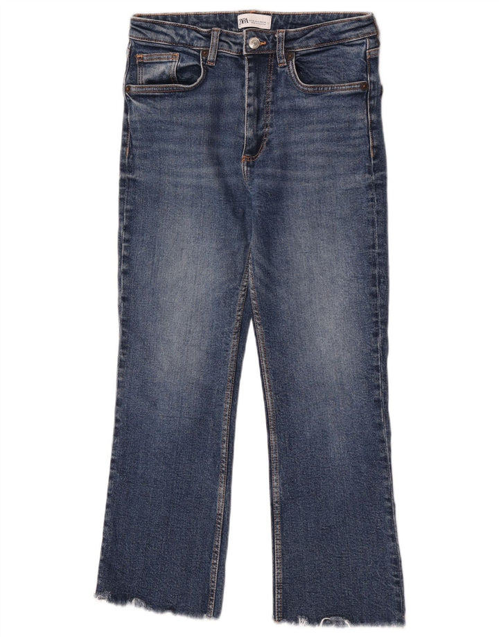 Jeans corti da donna Zara EU 38 piccoli W28 L24 blu