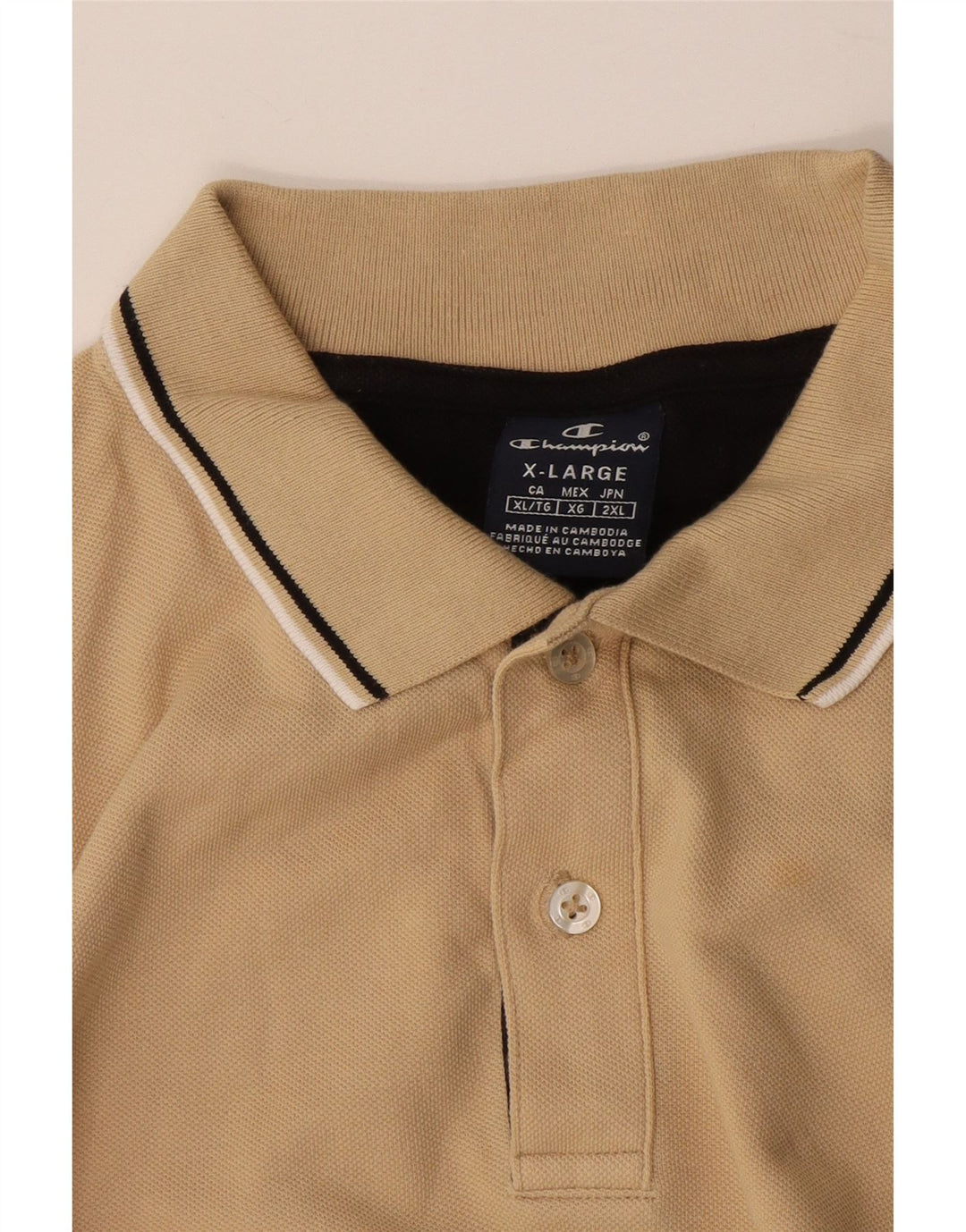 Polo da uomo Champion XL Beige