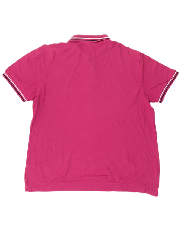 Polo da uomo LOTTO XL in cotone rosa