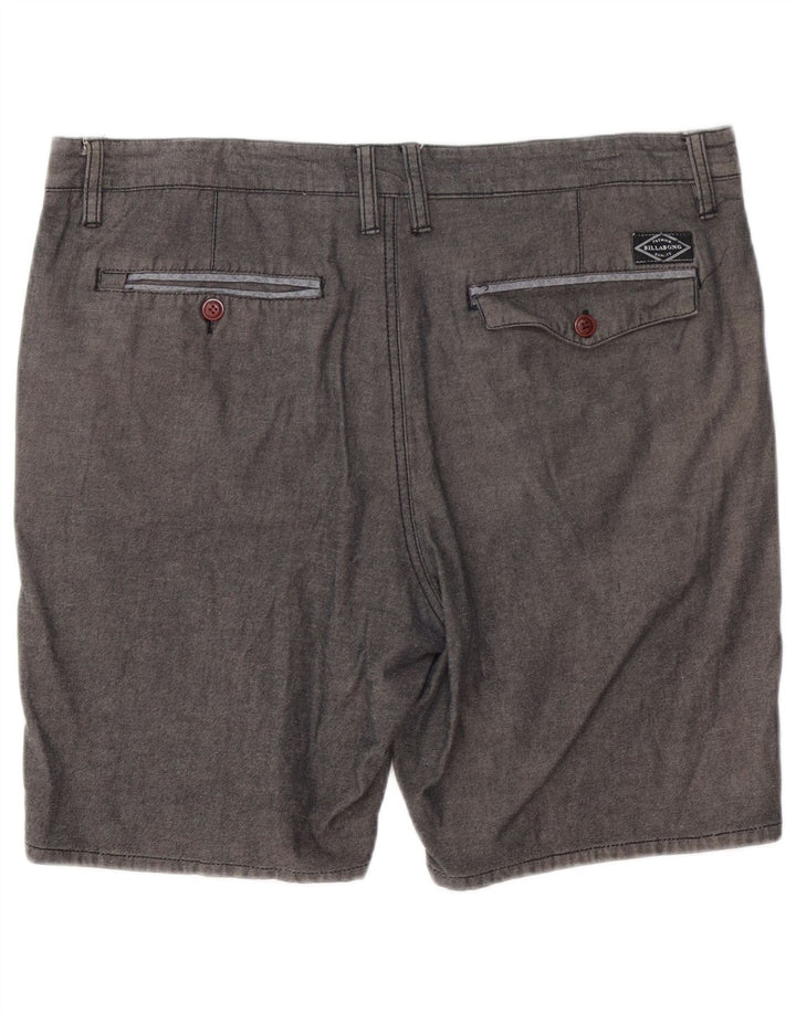 Pantaloncini chino da uomo Billabong W36 grandi in cotone grigio