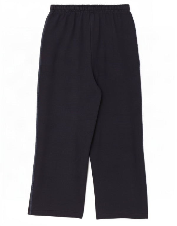 Pantaloni da tuta da donna a gamba larga Champion UK 14 Large in cotone blu navy