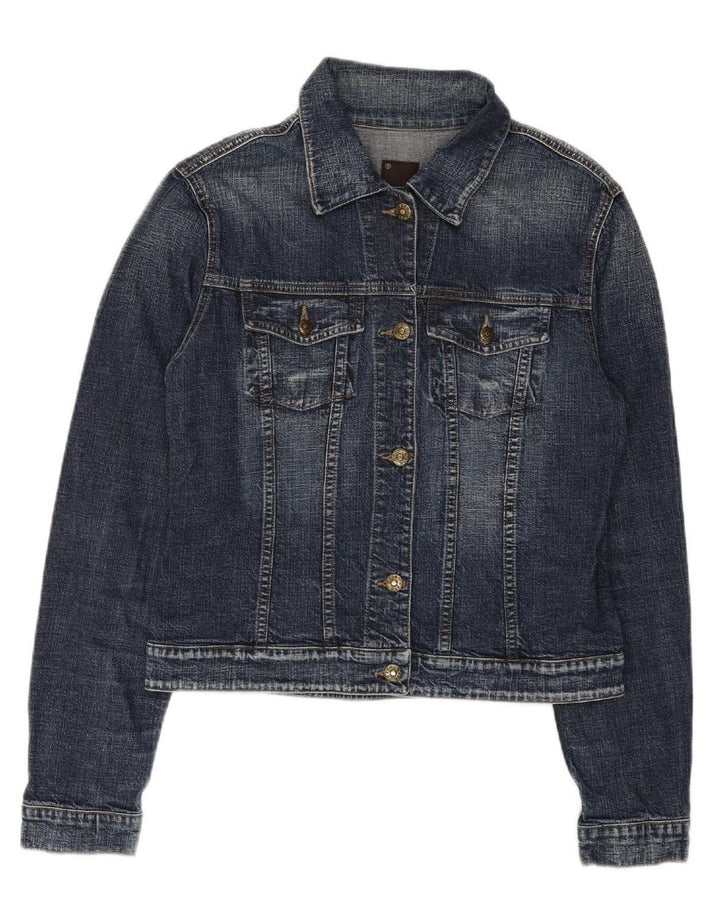MASH Girls Denim Jacket 11-12 Years XL Blue Cotton