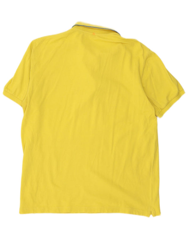 Polo da uomo Sun68 2XL cotone giallo