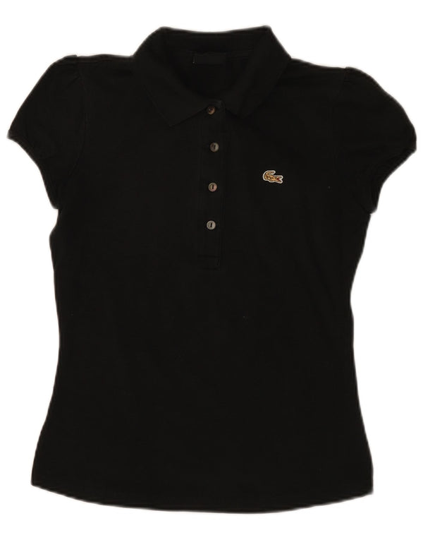 Polo da donna LACOSTE taglia 38 media nera