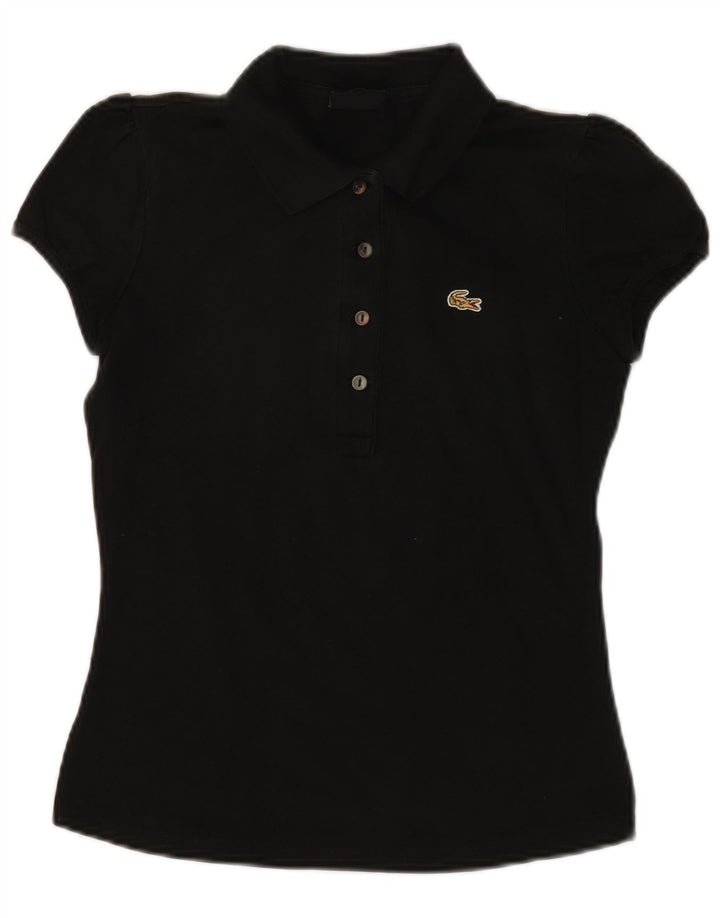 Polo da donna LACOSTE taglia 38 media nera