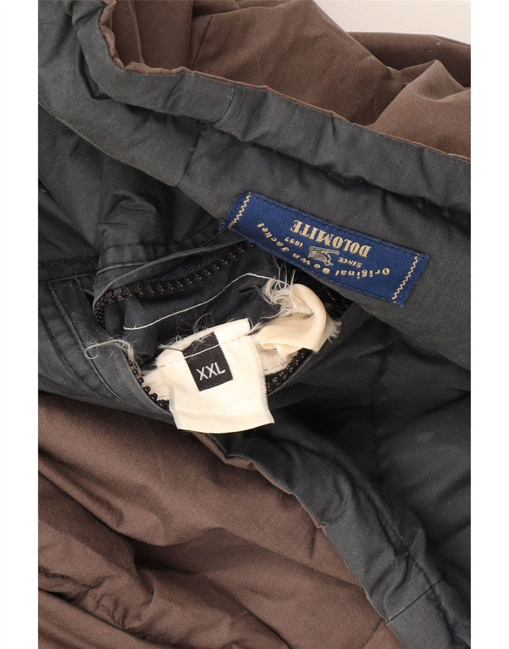 Gilet imbottito con cappuccio da uomo DOLOMITE UK 44 2XL Marrone