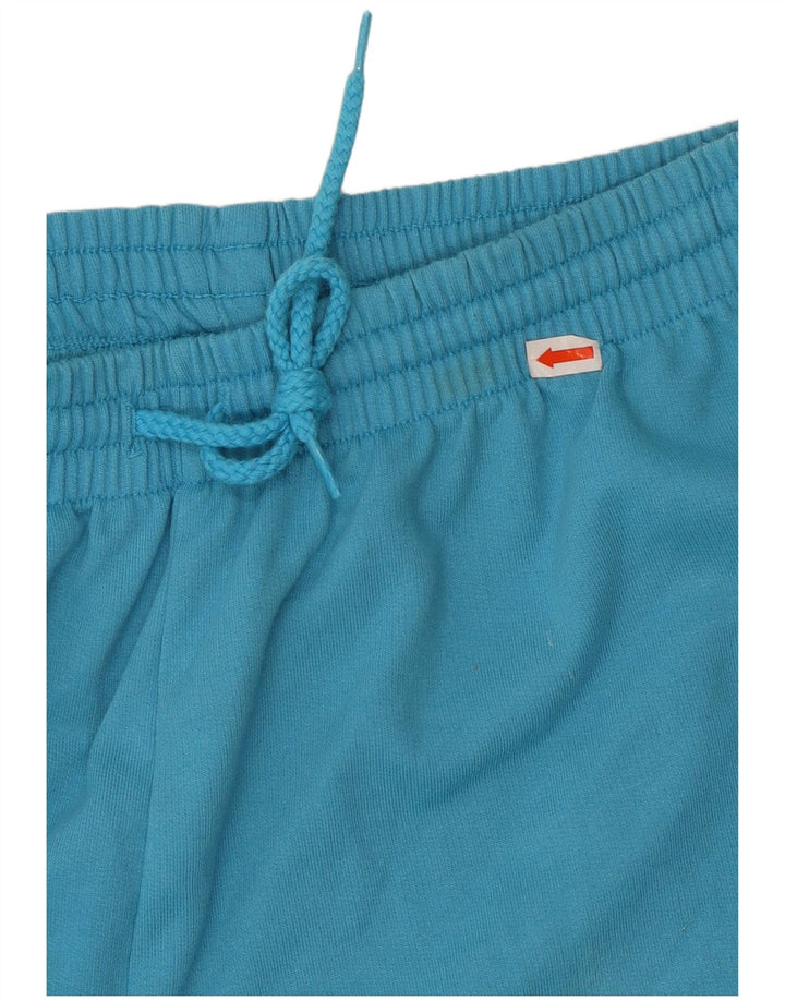 Tuta intera da donna VINTAGE UK 14/16 Grande poliestere floreale blu