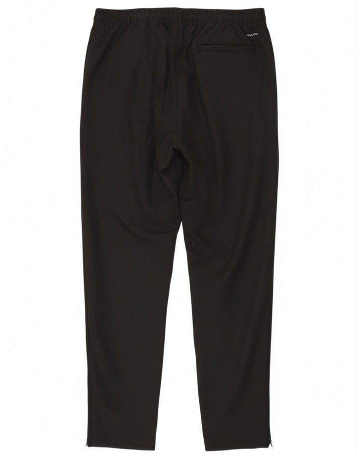 Pantaloni da tuta Adidas Climalite da uomo medio poliestere nero
