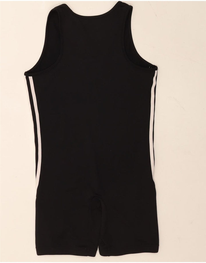 Tutina senza maniche da donna Adidas UK 12 Medium Nero Poliestere