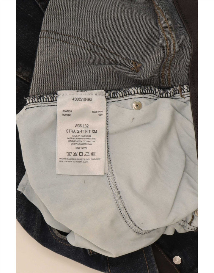 Jeans dritti da uomo Lee W36 L32 in cotone blu