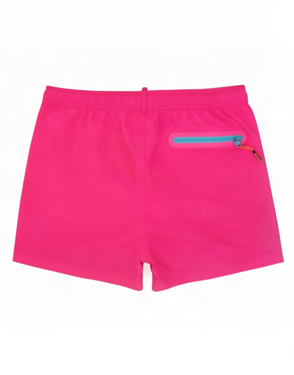 Pantaloncini da bagno da uomo Superdry XL poliestere color block rosa
