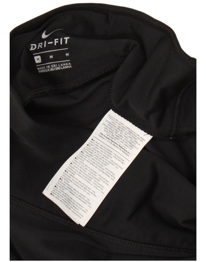 Leggings Capri Dri Fit da donna NIKE UK 12 poliestere nero medio