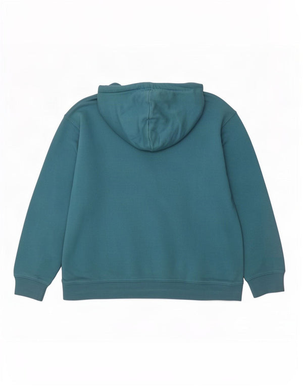 Felpa con cappuccio grafica da donna Adidas UK 16/18 grande blu