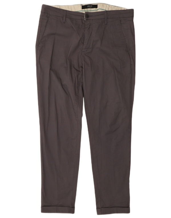Pantaloni Chino Slim Uomo Liu Jo IT 50 Large W34 L28 Cotone Grigio
