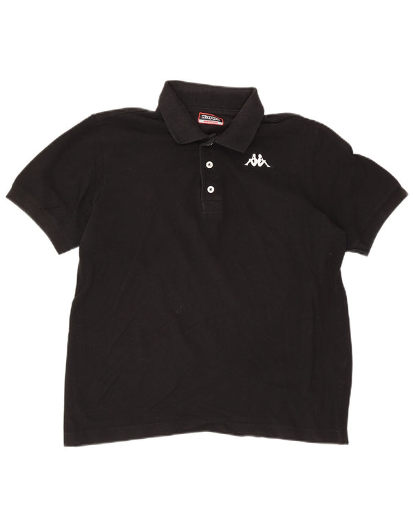 Polo Kappa da uomo media nera
