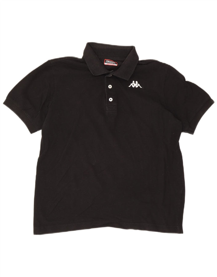 Polo Kappa da uomo media nera