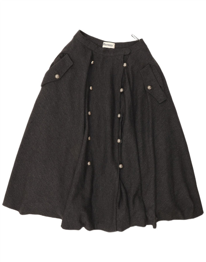 Gonna svasata a vita alta da donna Florence W26 piccola grigia