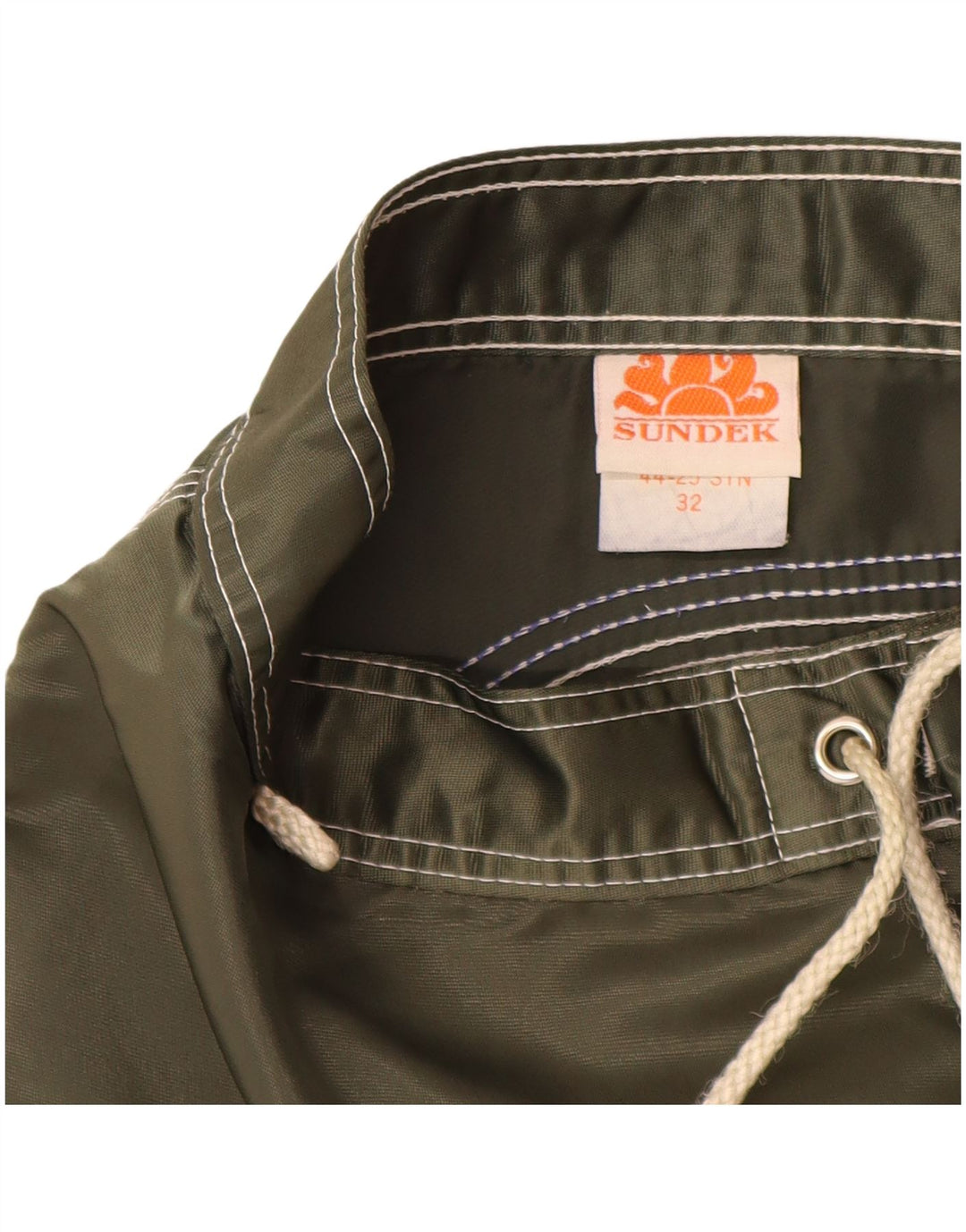 Pantaloncini da bagno da uomo Sundek nylon medio kaki