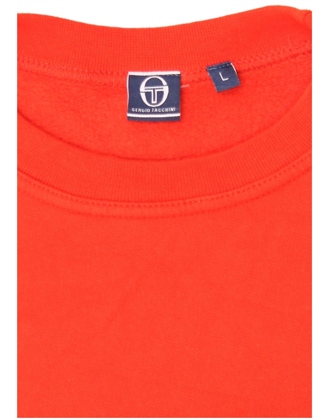 Felpa da uomo Sergio Tacchini maglione grande arancione