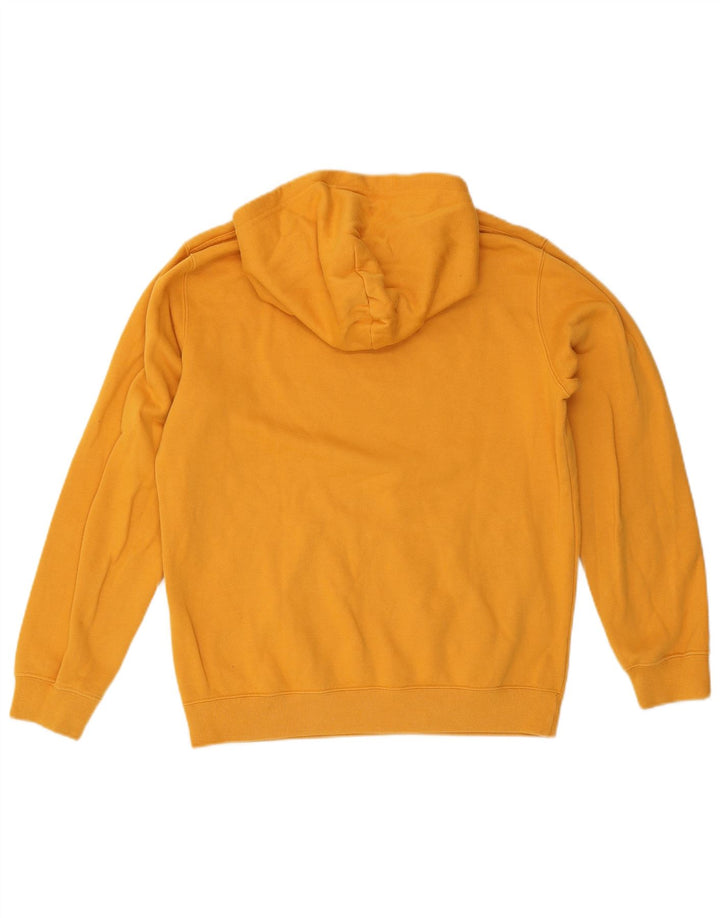 Maglione con cappuccio grafico da uomo Champion in cotone giallo medio