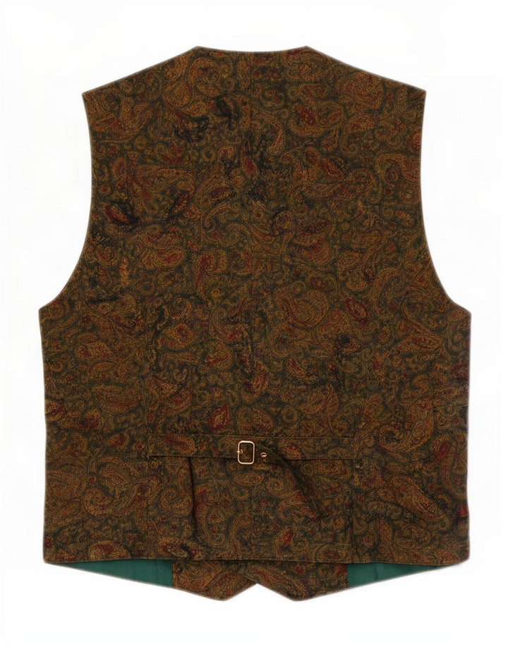 Gilet da donna Otto Kern US 6 Medium Khaki Paisley Viscosa