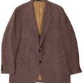 Giacca blazer a 2 bottoni da uomo Harris Tweed UK 38 Lana grigio medio