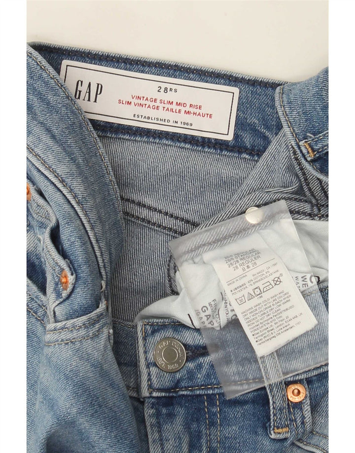 Jeans slim Gap da donna a vita media W28 L27 cotone blu