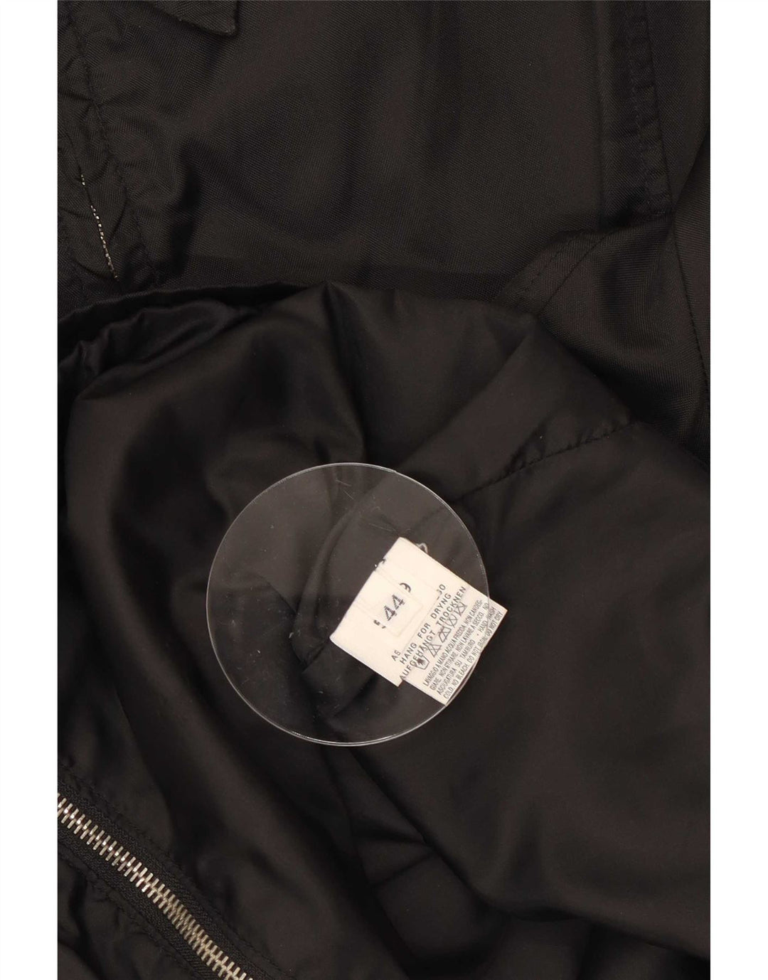 Giacca Utility Donna Benetton IT 44 Medium Nero Poliammide