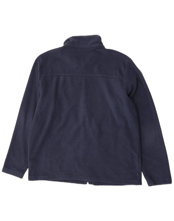 Giacca in pile da uomo Columbia UK 42 XL poliestere blu navy