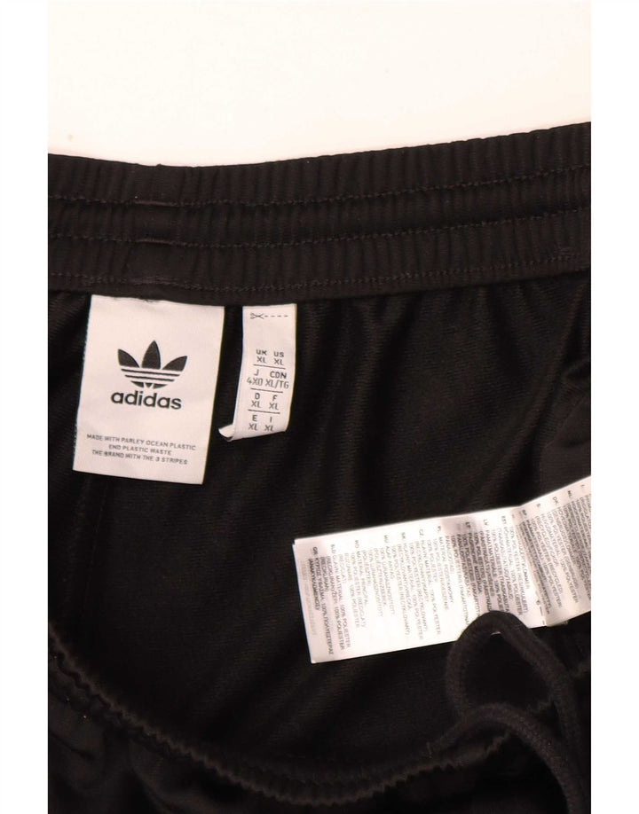 Pantaloni da tuta grafica da uomo Adidas XL poliestere nero