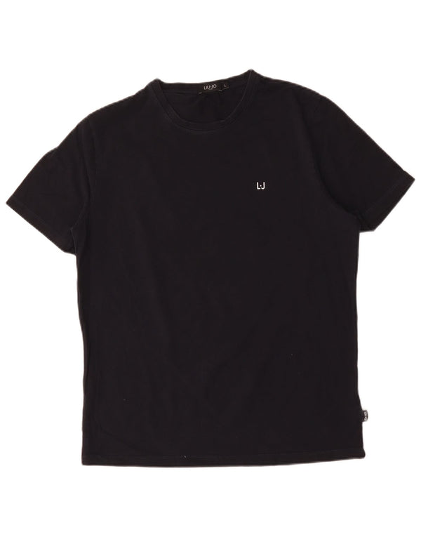 T-shirt uomo Liu Jo Top Large Blu Navy in cotone