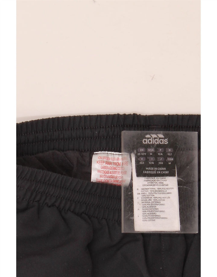 Pantaloni da tuta da rugby ADIDAS Munster da ragazzo 11-12 anni in poliestere nero