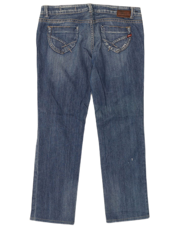 Jeans dritti da donna GAS W33 L30 cotone blu