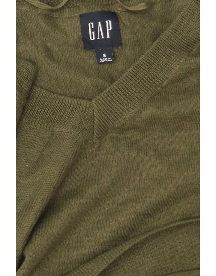 Maglione maglione oversize con scollo a V da donna Gap UK 10 piccolo verde