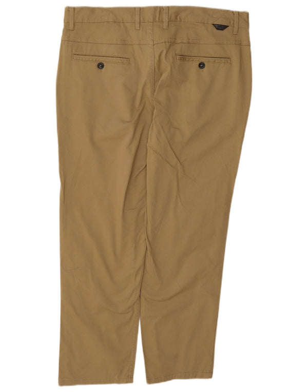 Pantaloni corti dritti da uomo Zara EU 34 Large W34 L25 Cotone beige