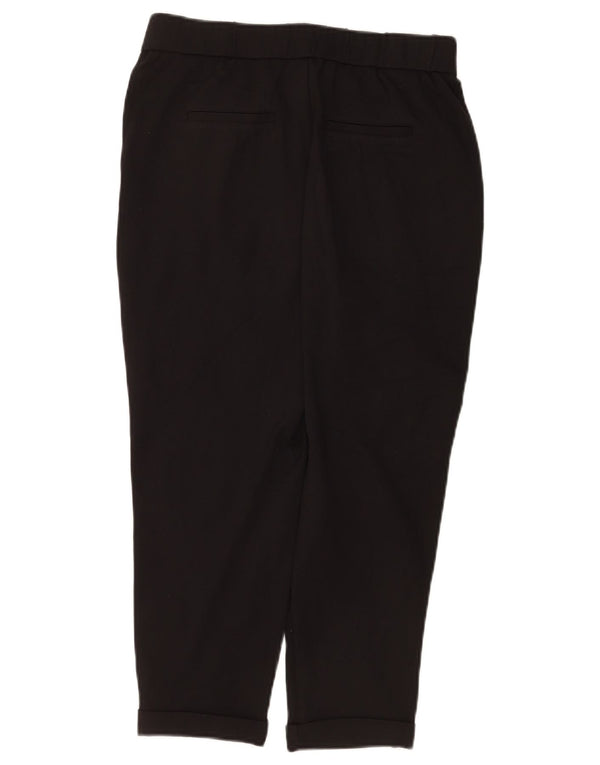 Pantaloni Capri affusolati da donna Benetton W30 L22 Neri