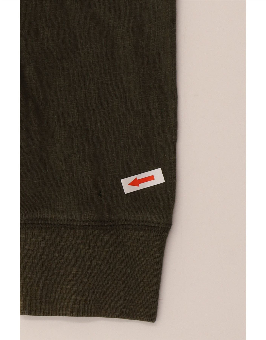 Timberland Top da uomo a manica lunga piccolo in cotone verde