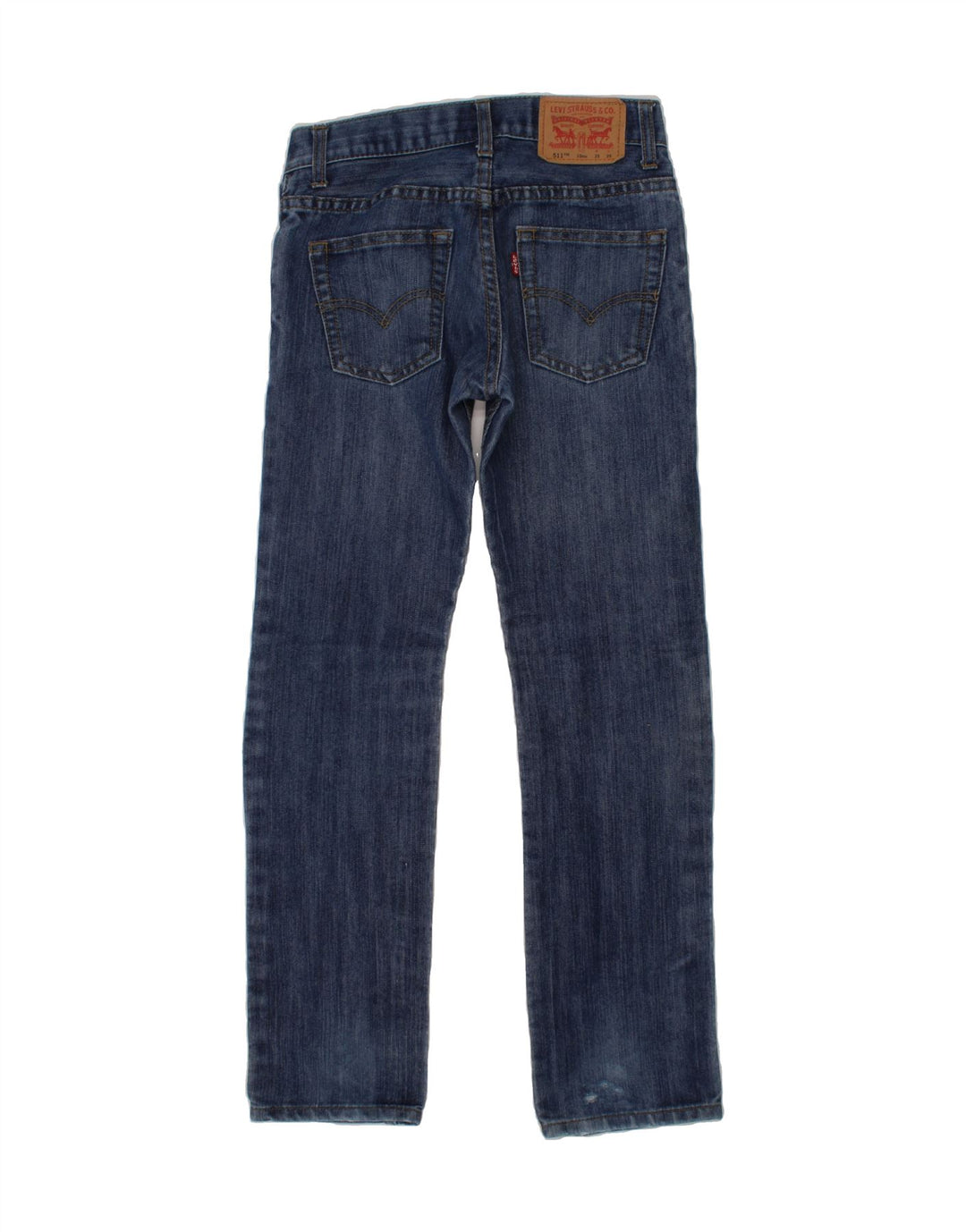 LEVI'S Boys 511 Slim Jeans 9-10 Years W25 L25 Blue Cotton Vintage Levi's and Second-Hand Levi's from Messina Hembry 