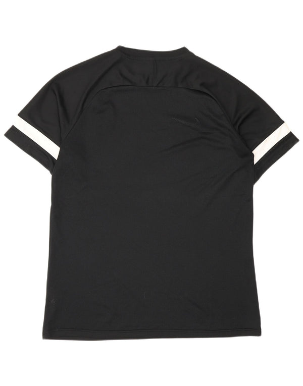 T-shirt Nike Dri Fit da uomo, grande, in poliestere color block nero