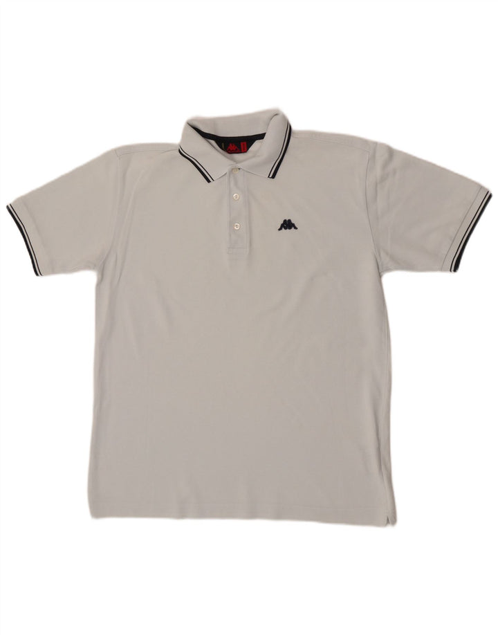 Polo Kappa Uomo Blu Medio in cotone