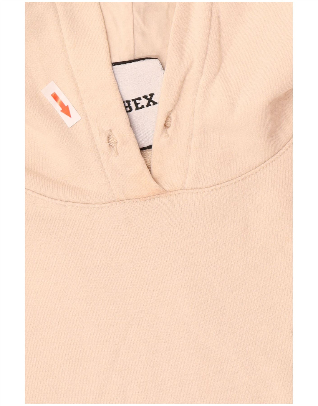 Felpa con cappuccio grafica da uomo Pyrex XL in cotone beige