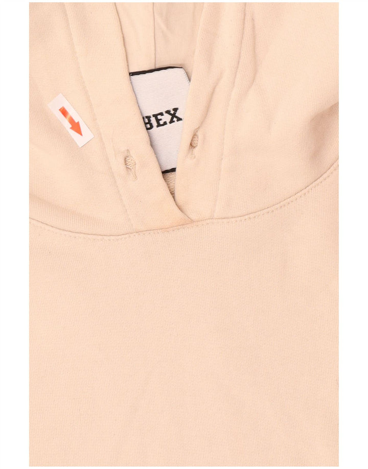 Felpa con cappuccio grafica da uomo Pyrex XL in cotone beige