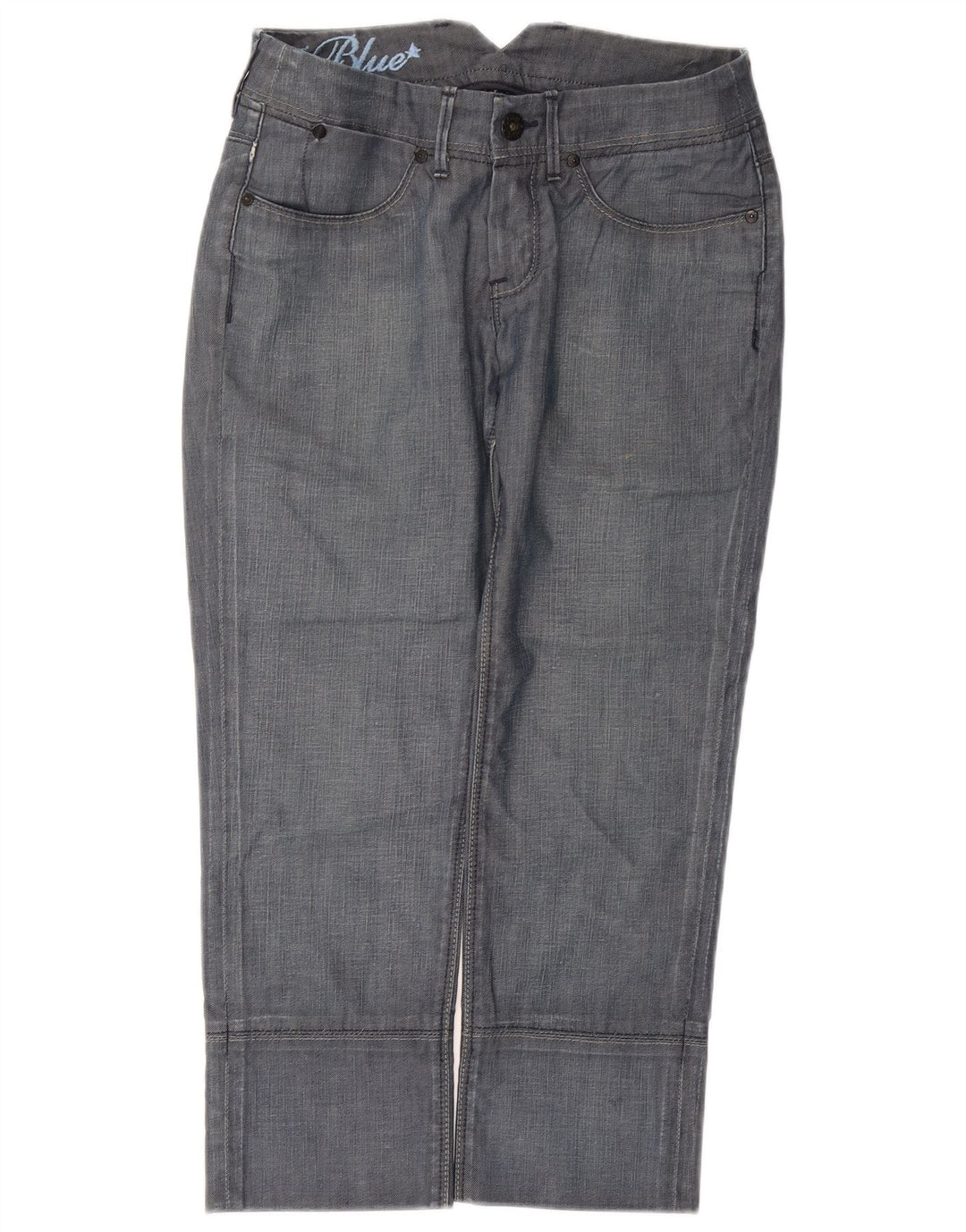 Pantaloni cropped Levi's da donna W30 L24 in cotone blu